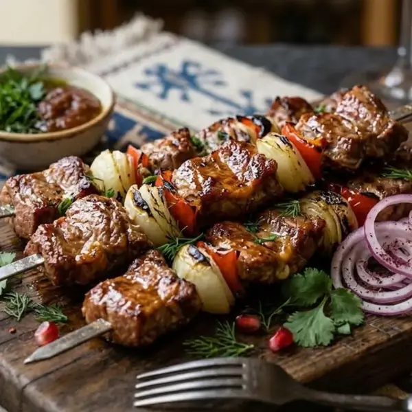 Шашлык из свининой шейки