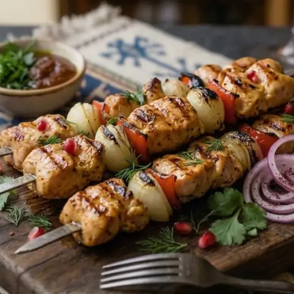 Шашлык из куриной грудки